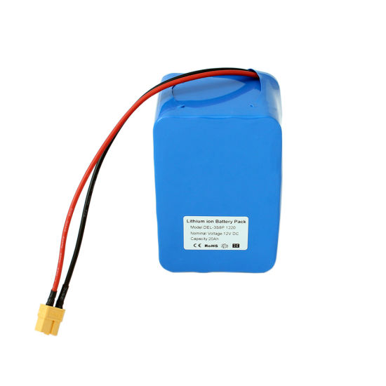 Wiederaufladbarer 12V 20ah zylindrischer 18650 Lithium-Ionen-Akku