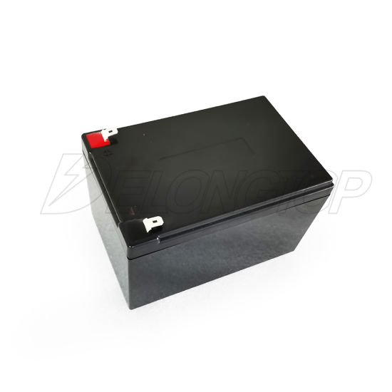 12V 12ah LiFePO4 Lithium-Akku mit F2-Anschlüssen ABS-Gehäuse