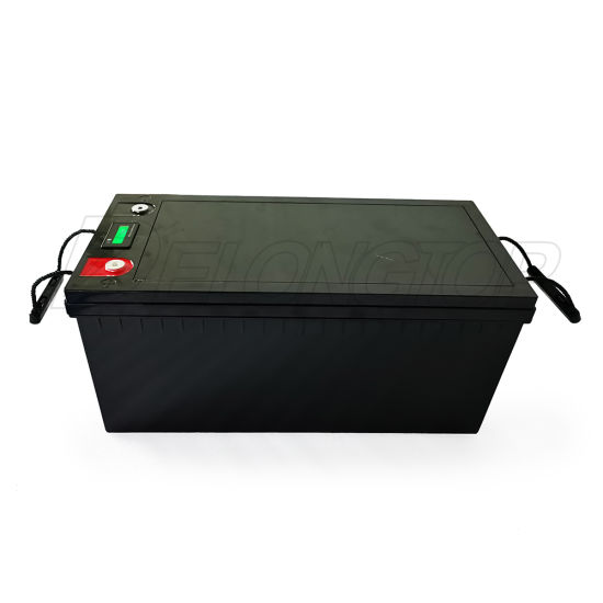 12V 200ah Lithium-Eisenphosphat-LiFePO4-Batterie für RV/Solar/Marine//Off-Grid-Anwendungen/Boote