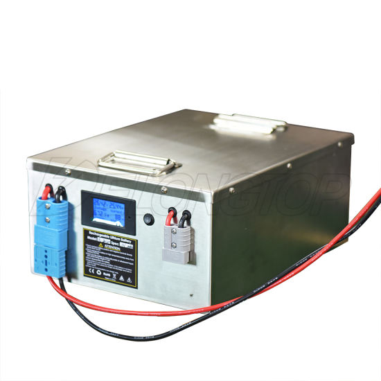 Deep Cycle LiFePO4 24V 120ah LKW-Boote Marine Camping Lithium-Batterie mit LCD-Display BMS