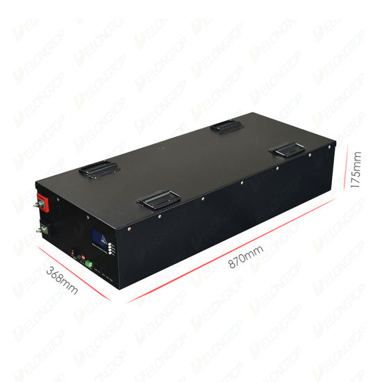 48V 200ah 16s prismatischer LiFePO4-Akku mit RS485 RS232-Kommunikations-BMS